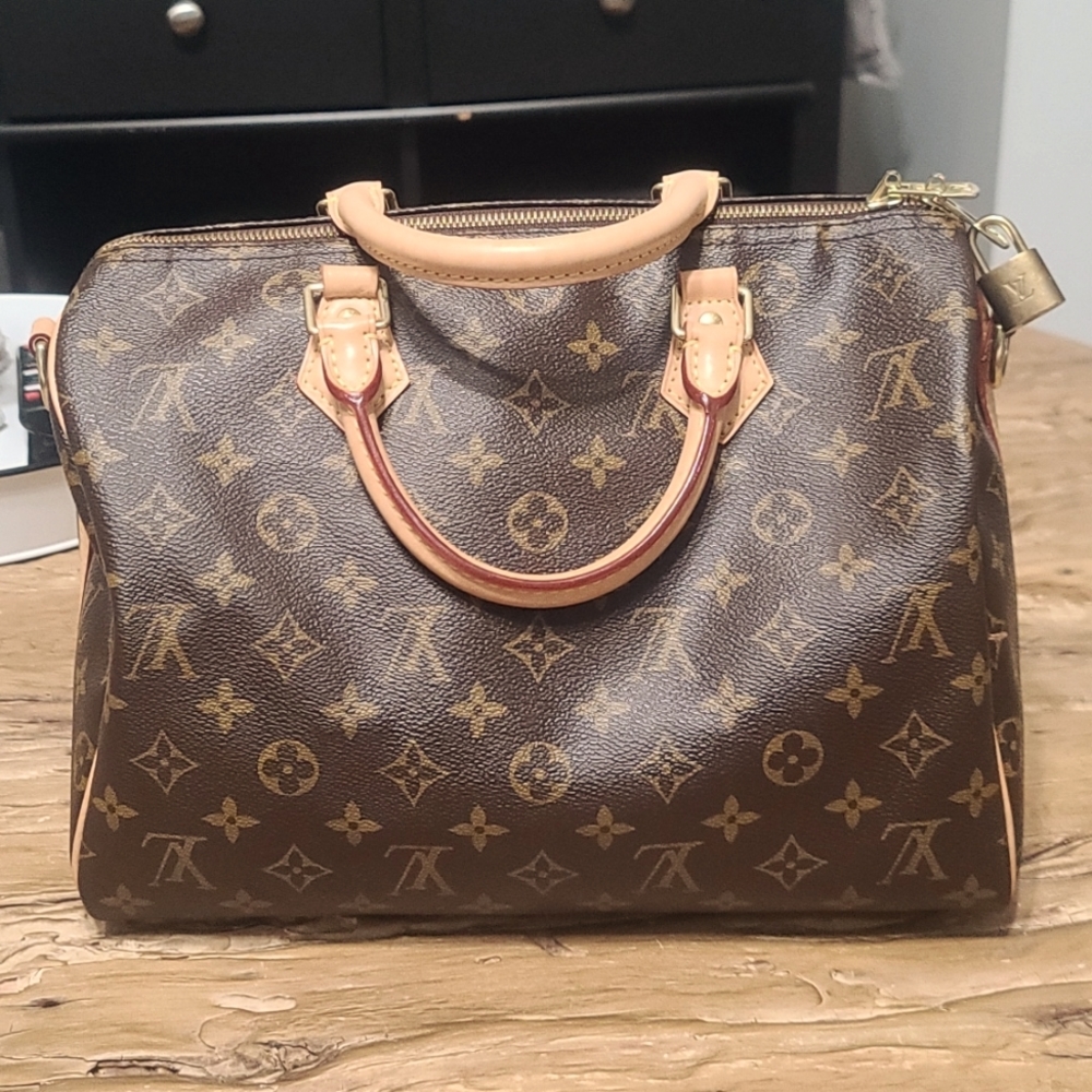 Louis vuitton purse brown